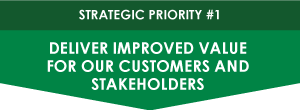 Deliver Improved Value for our customers and stakeholders