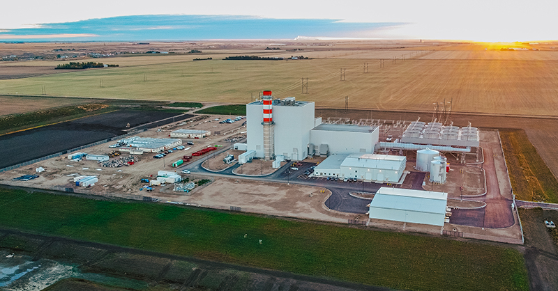 great plains power station aerial view