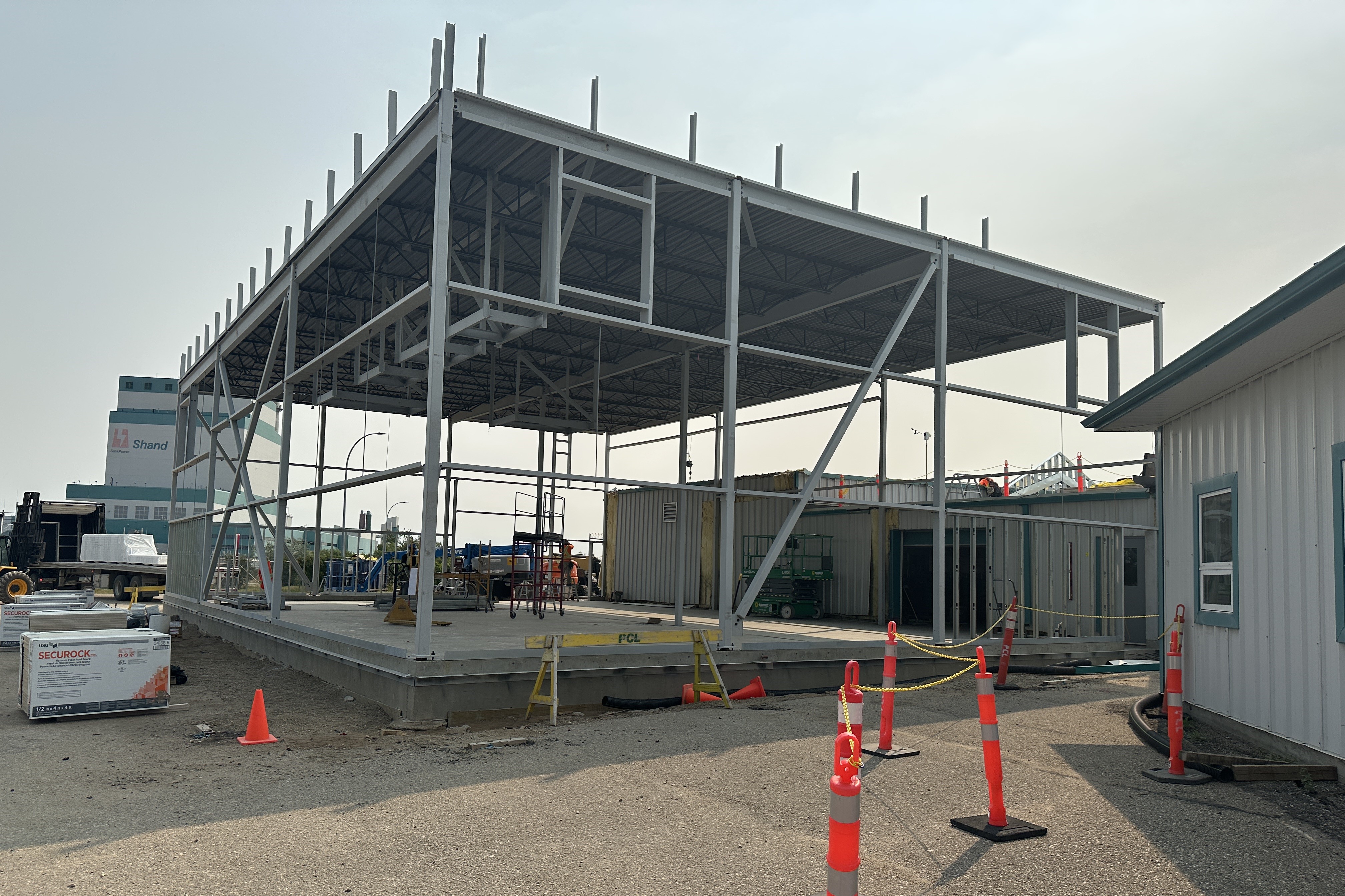 Shand Greenhouse Construction Progress