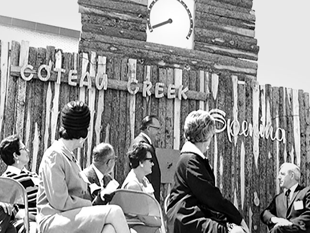 Employees at Coteau Creek event