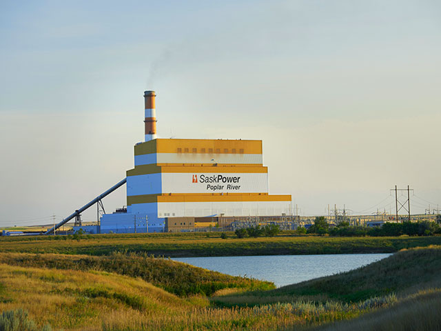 Outside power station