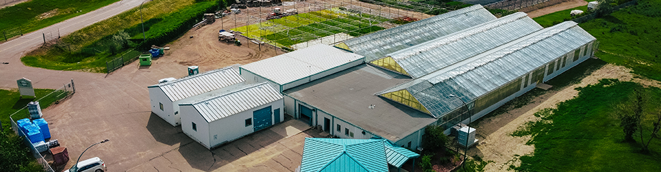 shand greenhouse aerial view